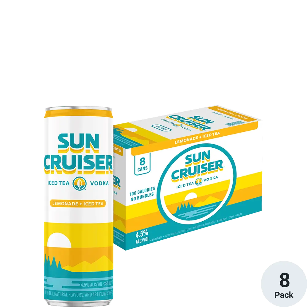 Sun Cruiser Lemonade Iced Tea Vodka 8 Pack