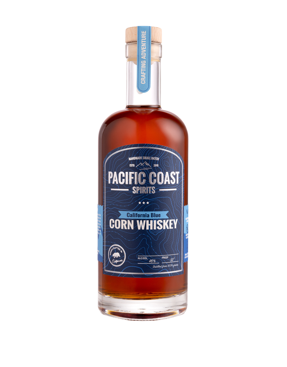 Pacific Coast Blue Corn Whiskey