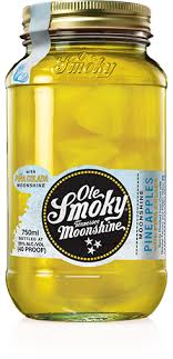 Ole Smoky Moonshine Pineapples with Pina Colada