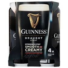 Guinness Draught Stout Nitrogenated Stout Smooth and Creamy