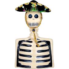 Skelly Tequila Anejo with Mariachi Hat