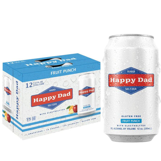 Happy Dad Hard Seltzer Fruit Punch