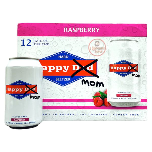 Happy Dad Hard Seltzers Raspberry