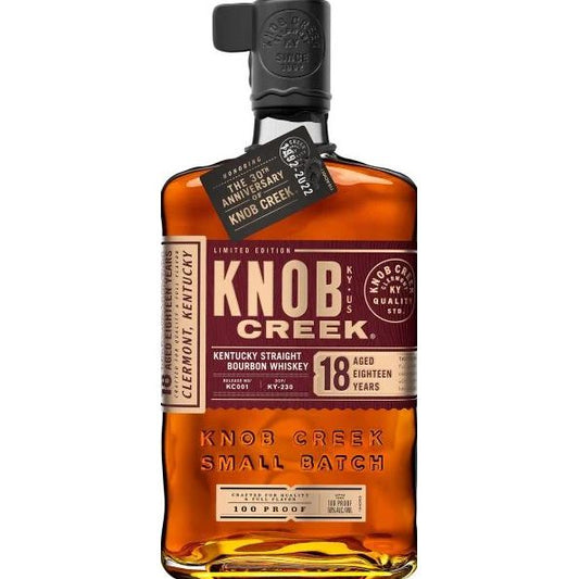 Knob Creek Kentucky Straight Bourbon Whiskey 18 Aged Years Batch 1