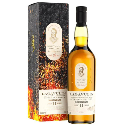 Lagavulin 11 Year Old Islay Single Malt Scotch Whisky Offerman Edition Charred Oak Cask