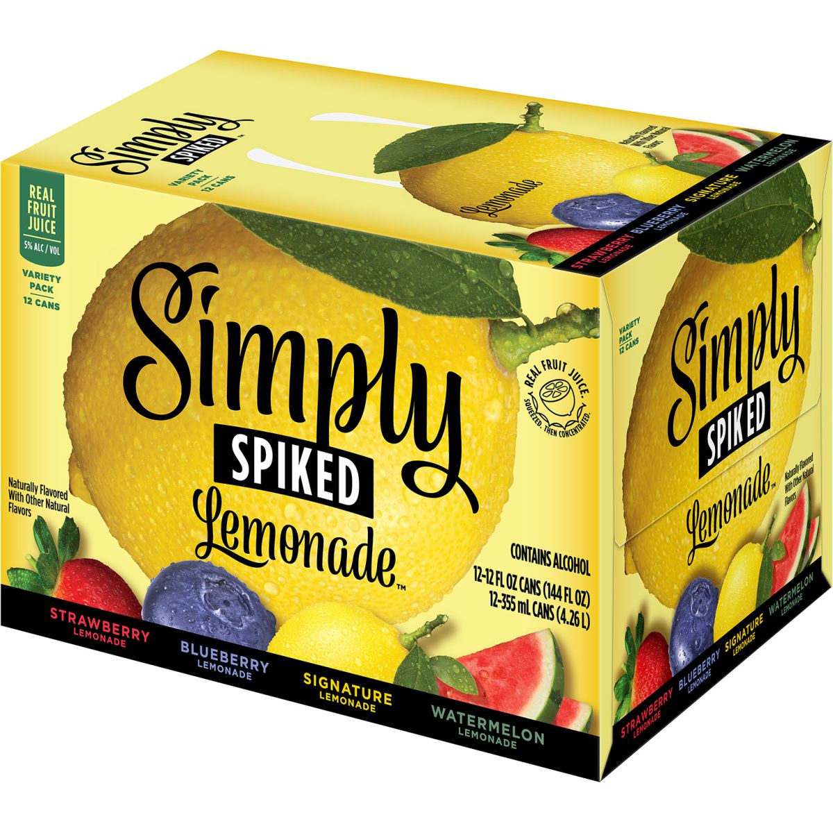 Simply Spiked Lemonade