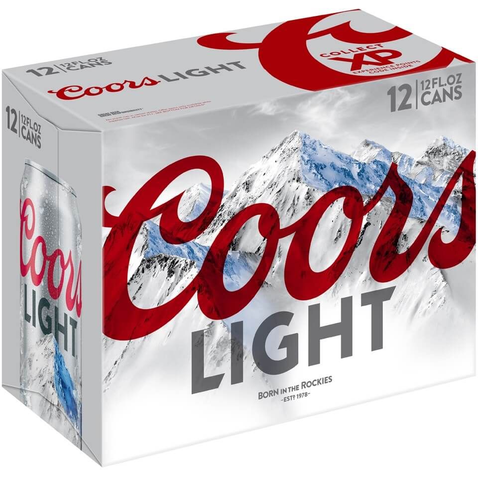 Coors Light 12 Pack
