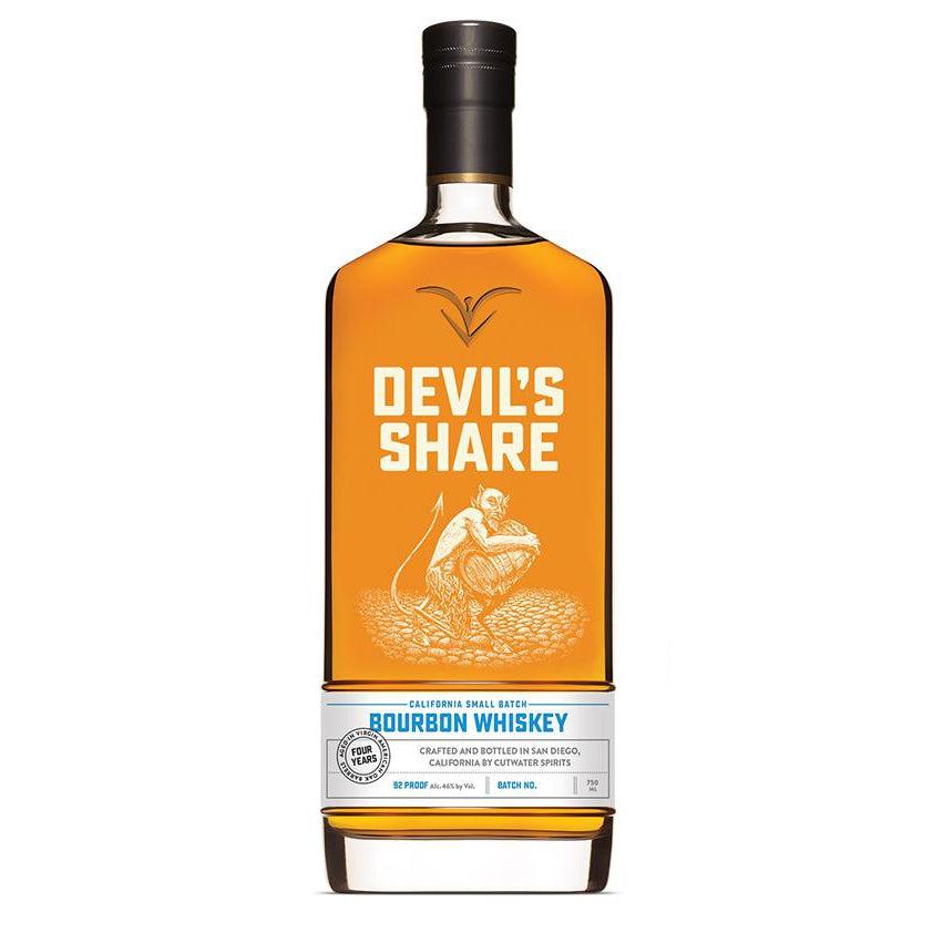 Cutwater Devil's Share Bourbon Whiskey 4 Years 92 Proof Batch No. 7