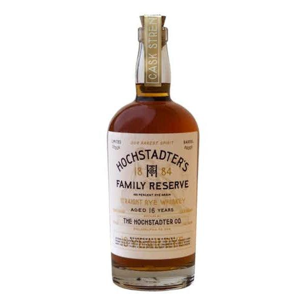 Hochstadter's Family Reserve Cask Strength Straight Rye 16 Year