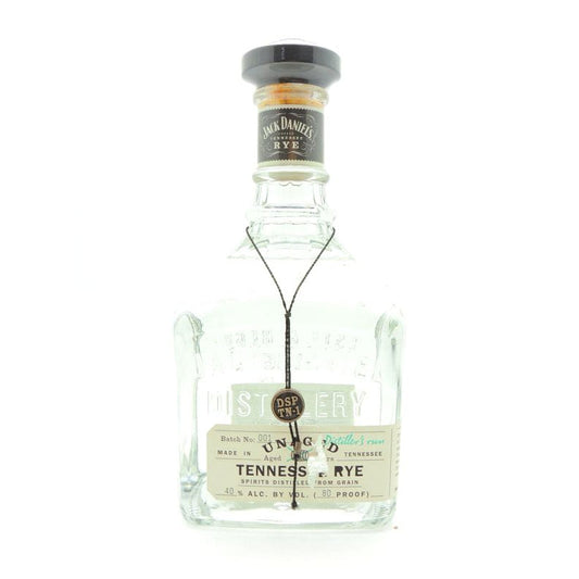 Jack Daniels Unaged Tennessee Rye Batch No.001