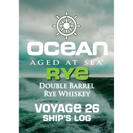 Jefferson's Ocean Aged at Sea Rye Double Barrel Rye Whiskey Voyage 26