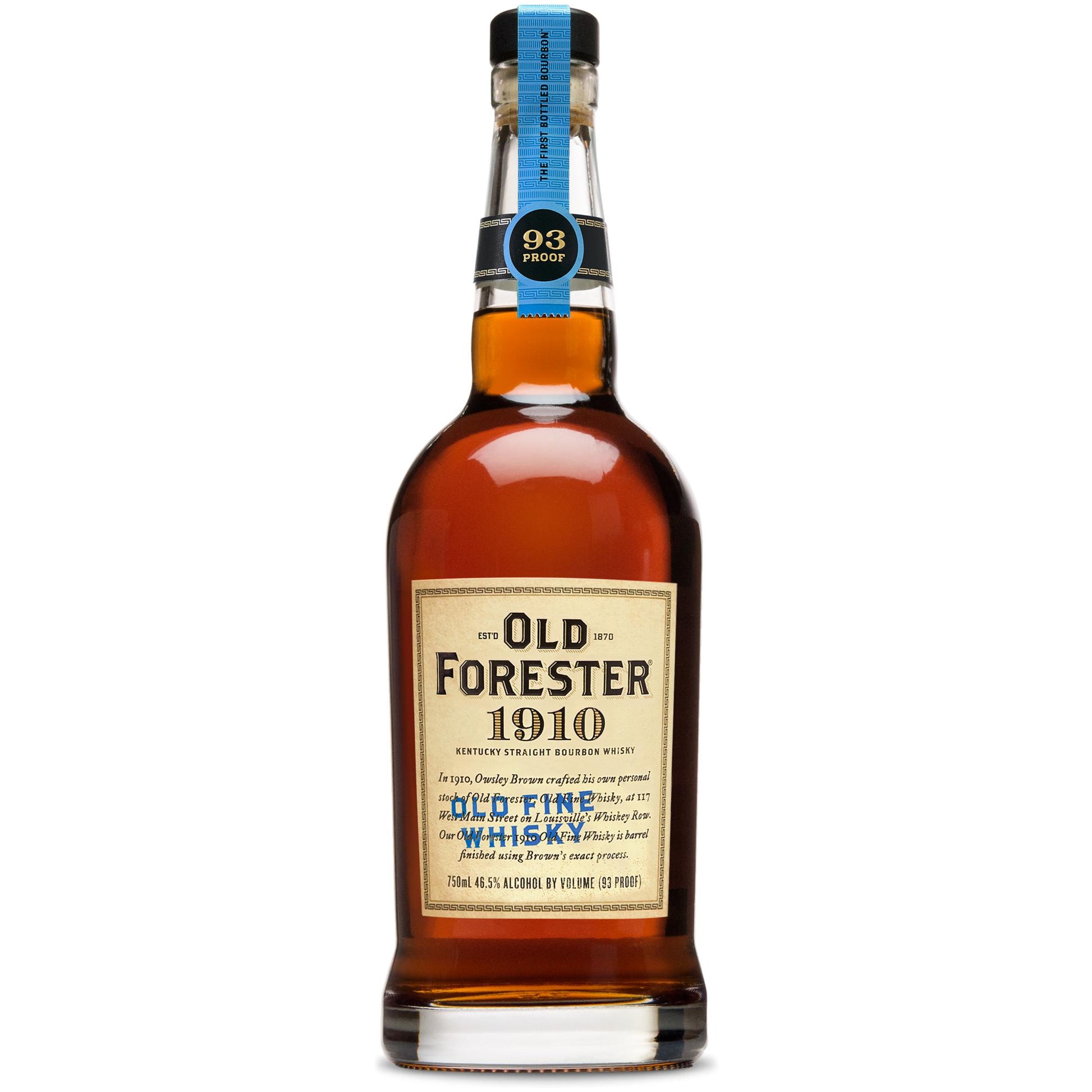 Old Forester 1910 Old Fine Whiskey 93 Proof