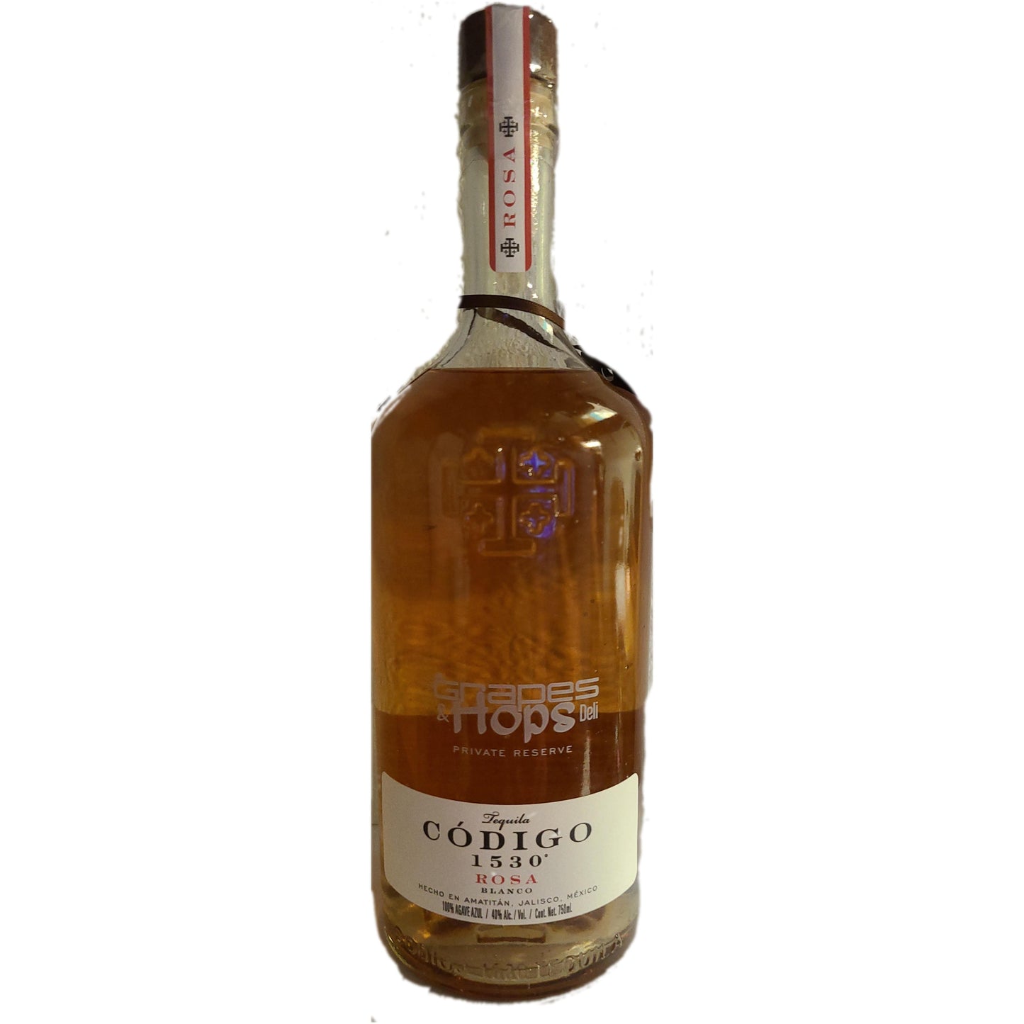 Tequila Código 1530 Rosa Blanco Grapes and Hops Deli Barrel Pick Private Reserve