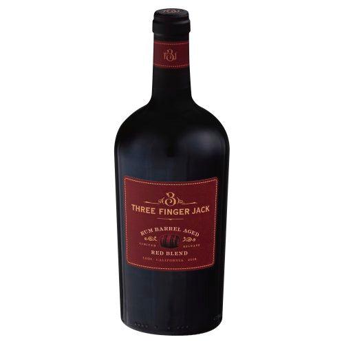 Three Finger Jack Rum Barrel Aged Red Blend Lodi California 2018