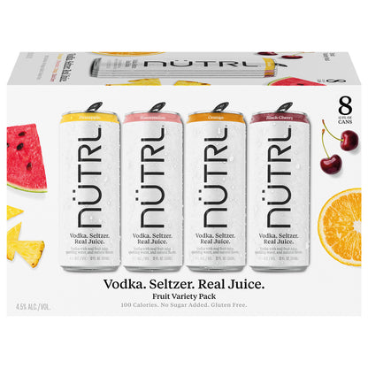 Nutrl Vodka Seltzer  Fruit Variety Pack