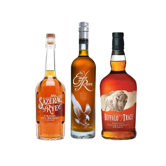 Buffalo Trace 3-Bottle Bundle – Buffalo Trace Bourbon, Eagle Rare 10 Year, Sazerac Rye