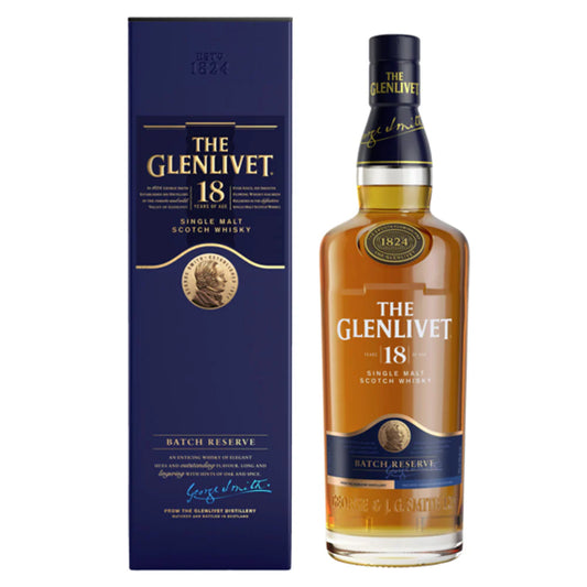 The Glenlivet Single Malt Scotch Whisky 18 Year Old Batch Reserve