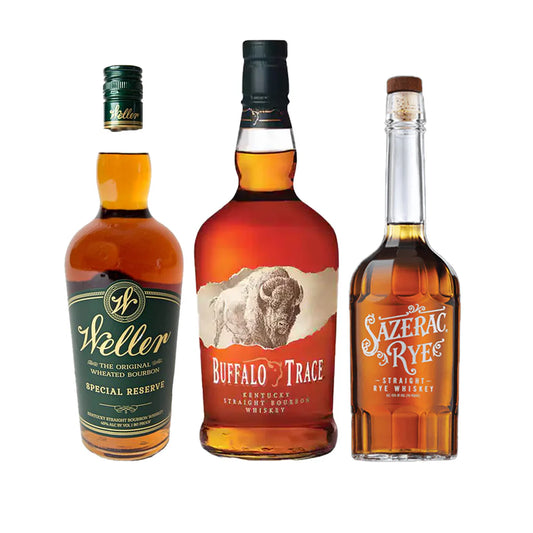 Weller Special Reserve 3-Bottle Bundle – Weller Special Reserve, Sazerac Rye & Buffalo Trace Bourbon