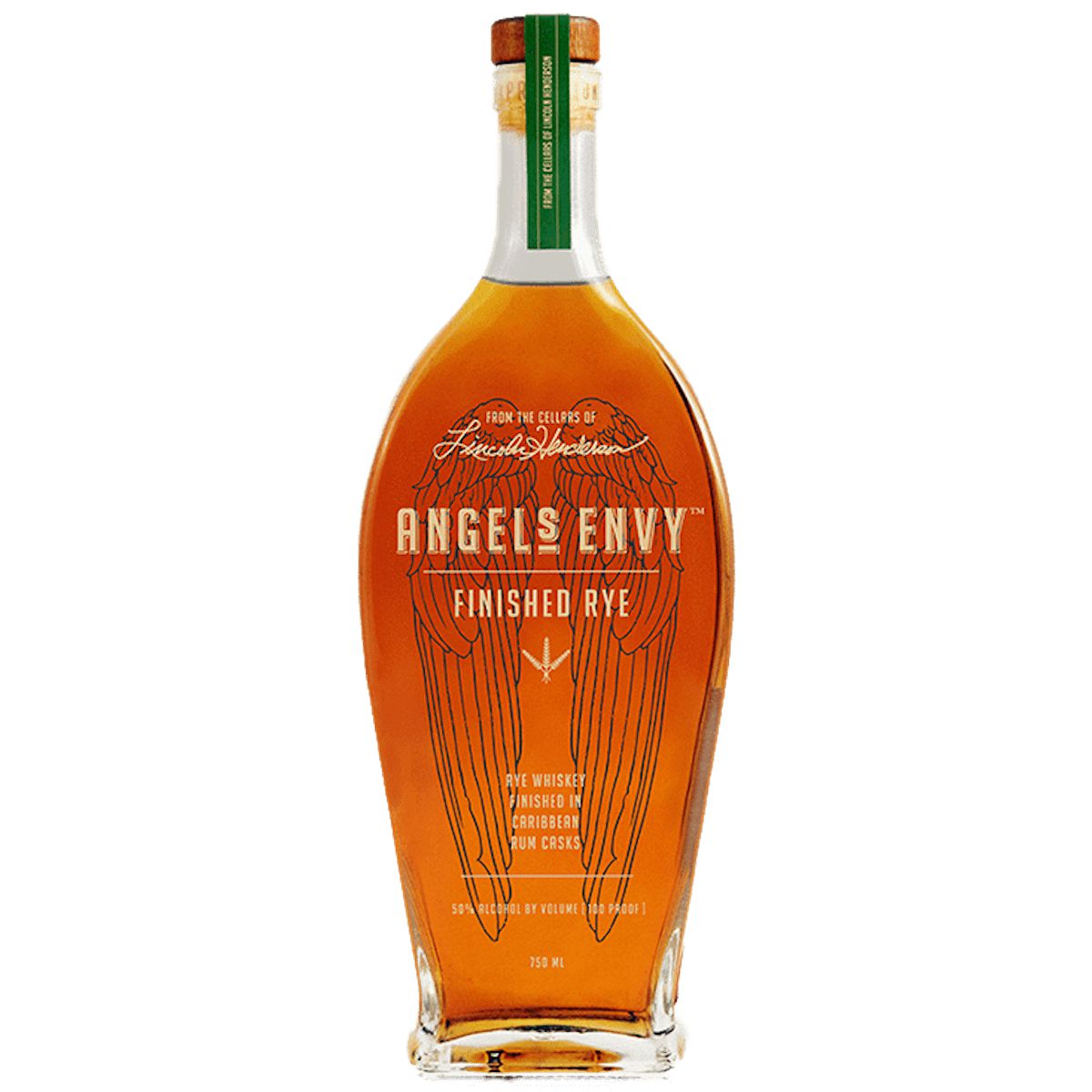 Angel's Envy Rye Whiskey Finished in Caribbean Rum Casks