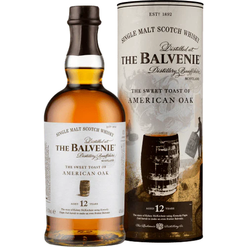 The Balvenie The Sweet Toast of American Oak 12 Year Single Malt Scotch Whiskey