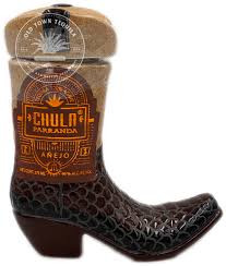 Chula Parranda Ceramic Boot Tequila Anejo 750ml