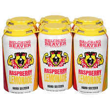 Belching Beaver Brewery Hard Seltzer Raspberry Lemonade