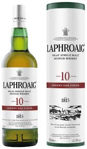 Laphroaig 10 Year Old Sherry Oak Finish Islay Single Malt Scotch