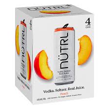 Nutrl Peach Vodka Seltzer