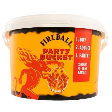 Fireball Cinnamon Whiskey Party Bucket