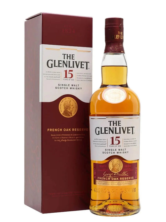 The Glenlivet Single Malt Scotch Whisky 15 Year Old French Oak Reserve