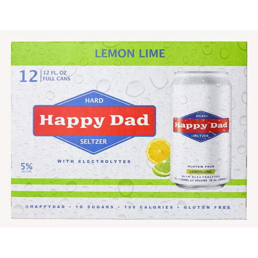 Happy Dad Hard Seltzer Lemon Lime
