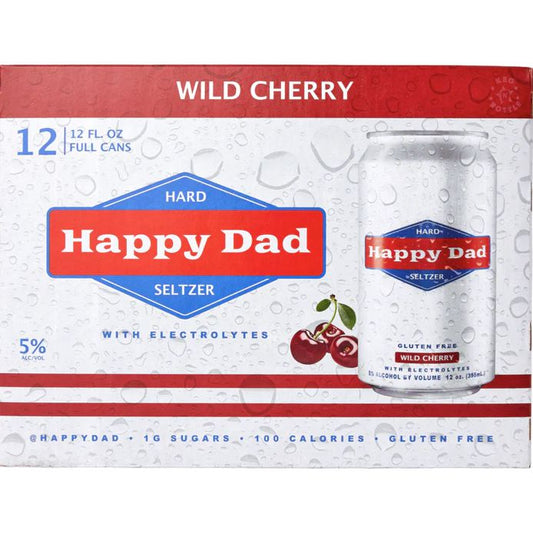 Happy Dad Hard Seltzer Wild Cherry