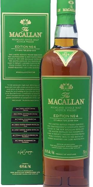 The Macallan Edition No.4 Limited Edition Highland Single Malt Scotch Whiskey