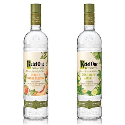 Ketel One Peach & Orange Bloom & Cucumber & Mint Botanical Vodka Bundle