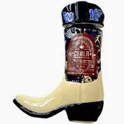 Chula Parranda Tequila Plata Ceramic Boot 750