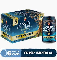 Angry Orchard Crisp Imperial Hard Cider Beer  Cans - 6-12 Fl. Oz
