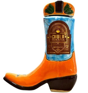 Chula Parranda Ceramic Boot Reposado Tequila
