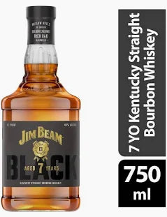Jim Beam Black 7 Year Old Bourbon Whiskey