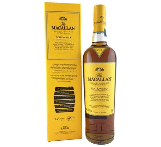 The Macallan Edition No.3 Limited Edition Highland Single Malt Scotch Whiskey