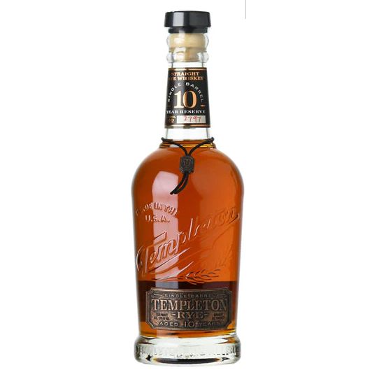 Templeton Rye Aged 10 Yrs Straight Rye Whiskey