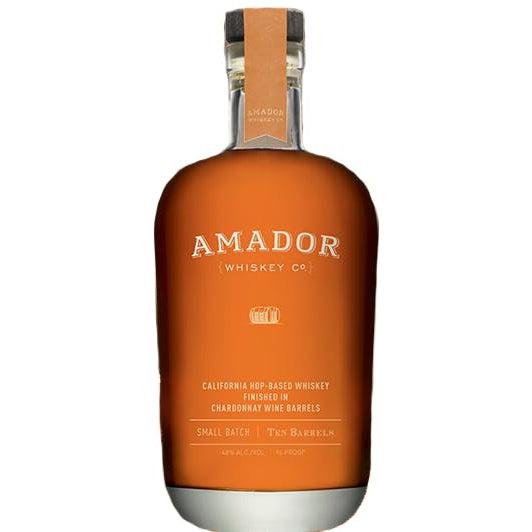 Amador Whiskey and Hop Flavored Whiskey Finished In Chardonnay Wine Barrels Small Batch 10 Barrels