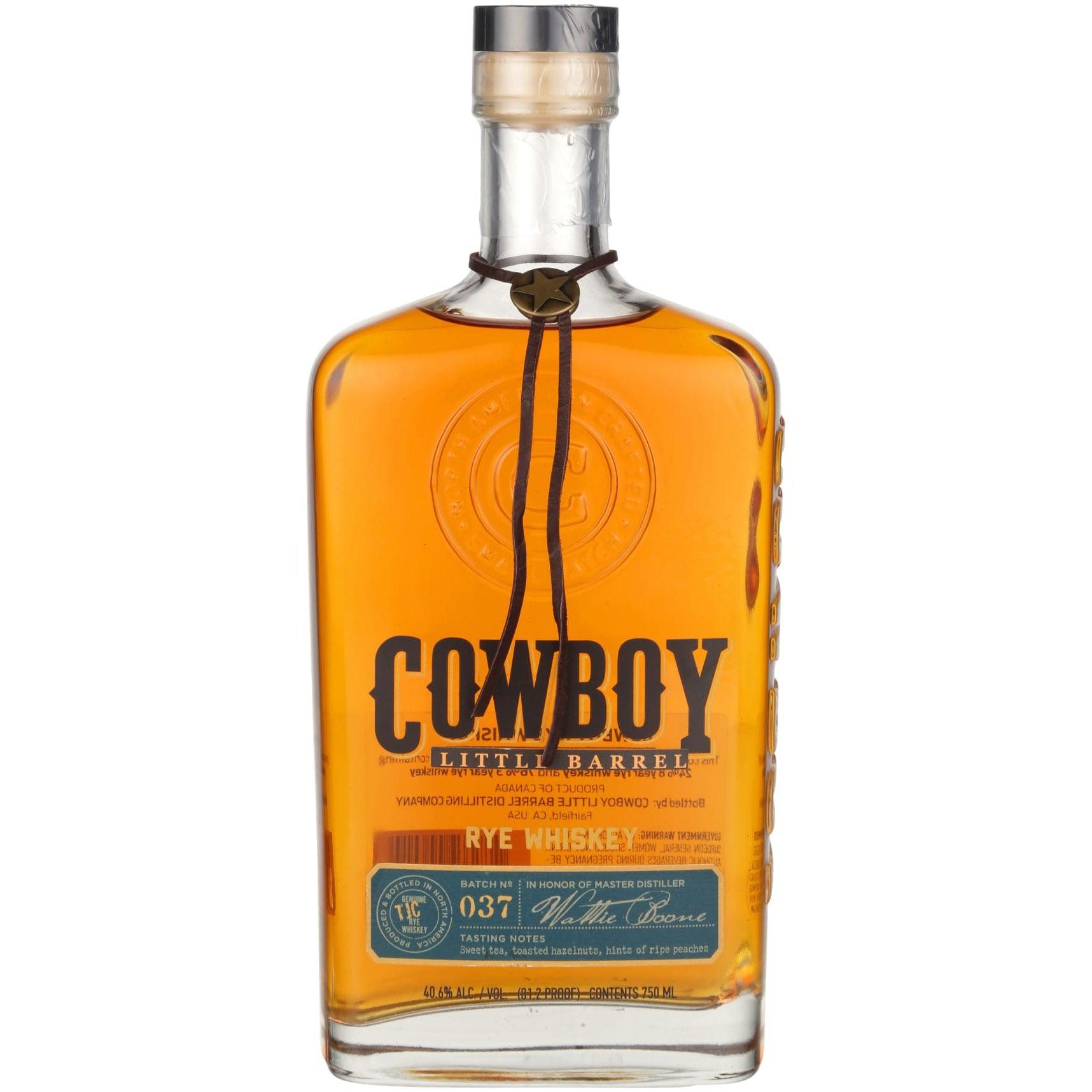 Cowboy Little Barrel Rye Whiskey