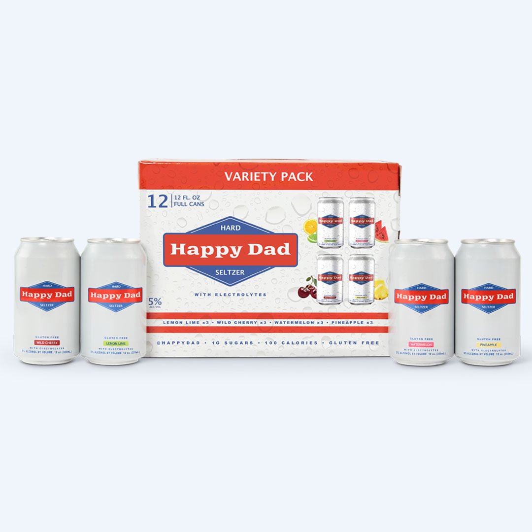 Hard Happy Dad Seltzer with Electrolytes