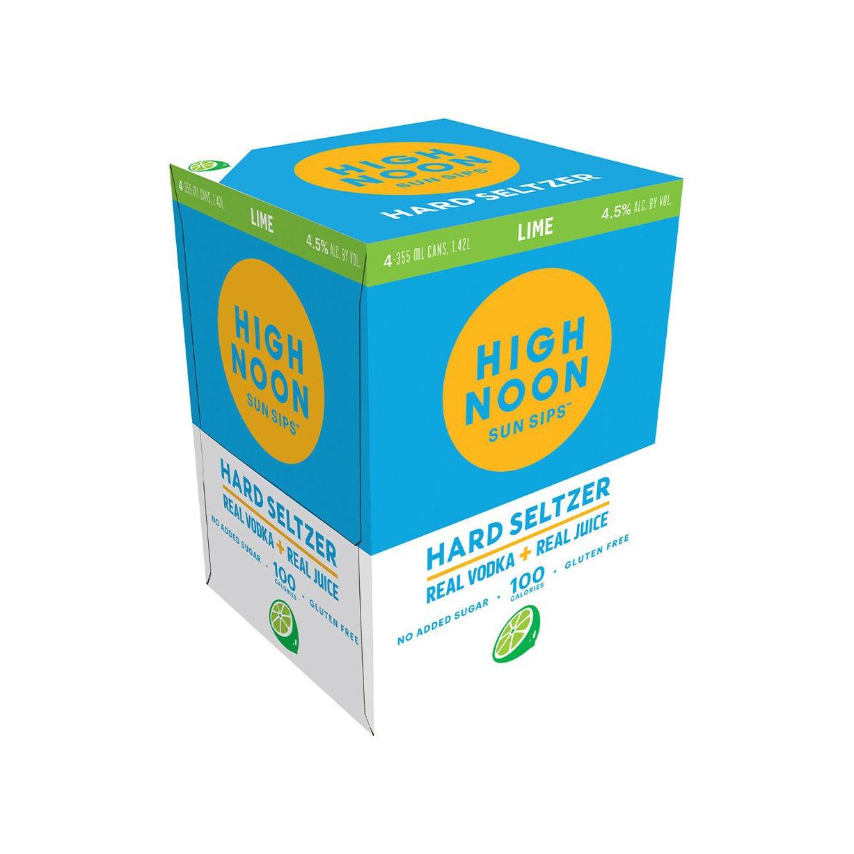 High Noon Sun Sips Lime 4 pack