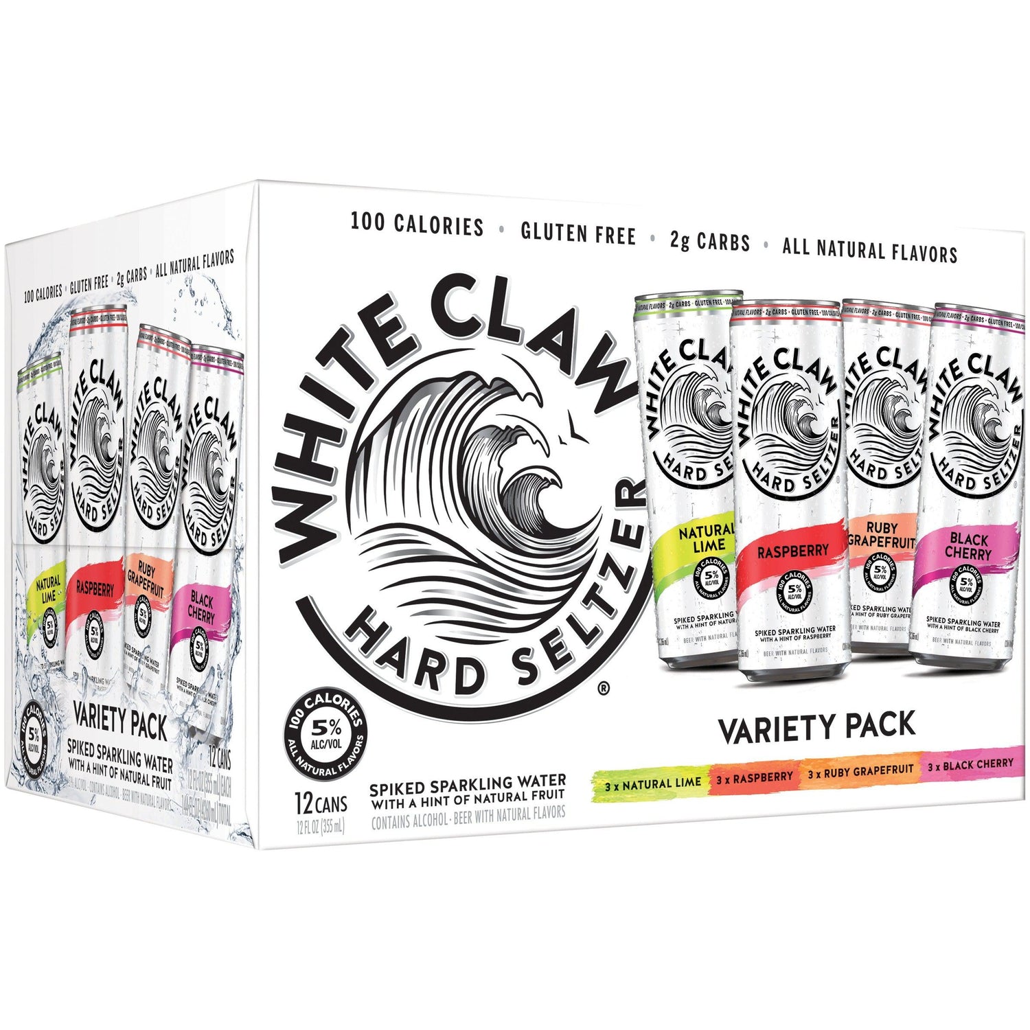 White Claw Hard Seltzer Variety No.1